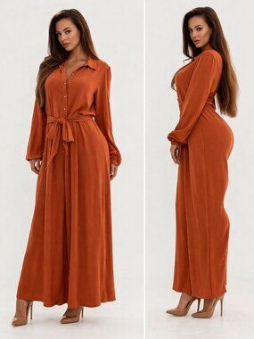 Belted Jumpsuit | Wide Leg 🔥